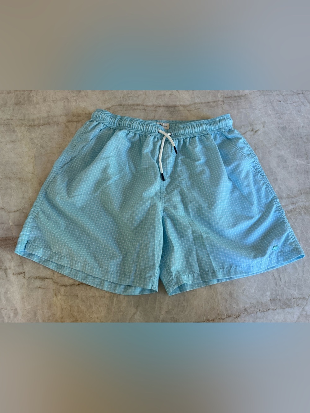 Onward Reserve light blue swim trunks